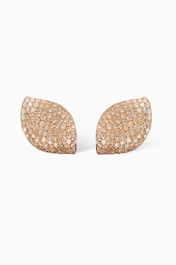 Aleluia Diamond Earrings in 18kt Rose Gold