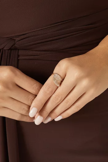 Aleluia Diamond Ring in 18kt Rose Gold