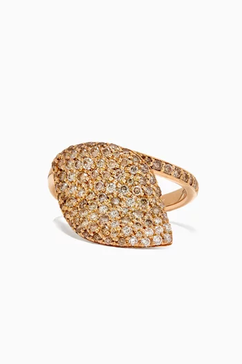 Aleluia Diamond Ring in 18kt Rose Gold