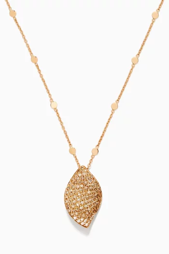 Aleluia Diamond Necklace in 18kt Rose Gold