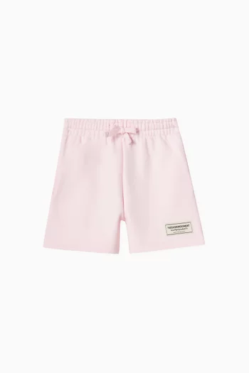 Relaxed Shorts in Organic Cotton-blend