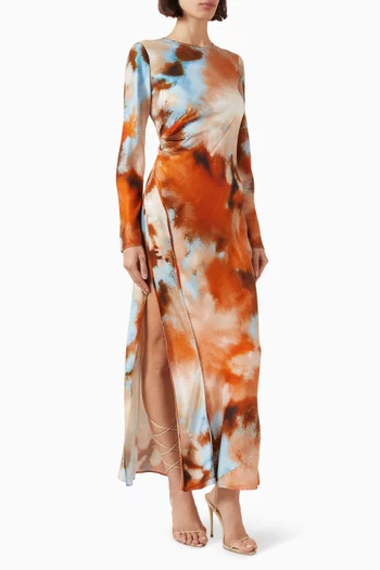 Rhode Printed Dress in Viscose-blend