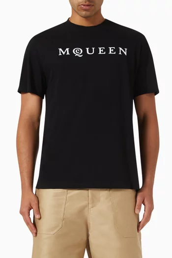 Logo T-shirt in Cotton Jersey