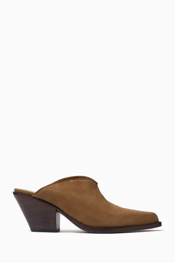 Maya 60 Mules in Suede