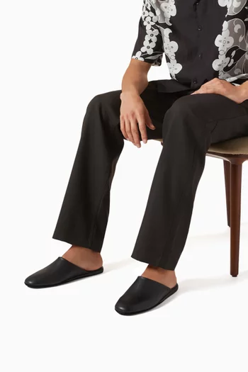 Slides in Leather