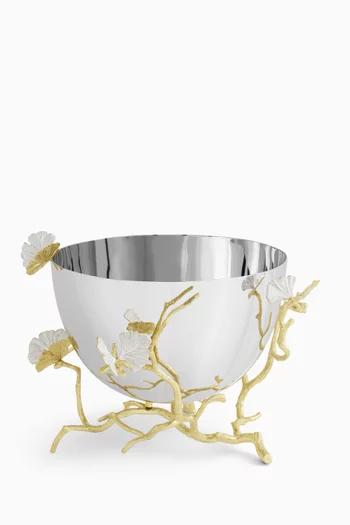 Butterfly Ginkgo Serving Bowl