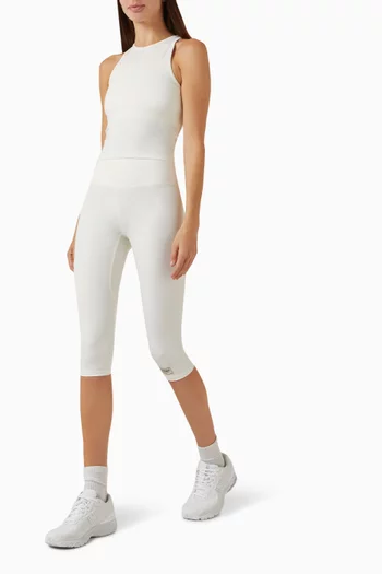 High Neck Vest in Recycled Softskin