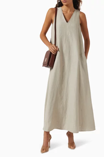 Simeone Maxi Dress in Linen