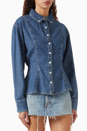Rose Shirt in Denim
