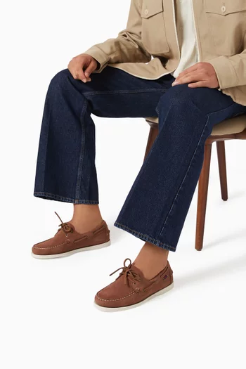 Portland Boat Shoes in Suede