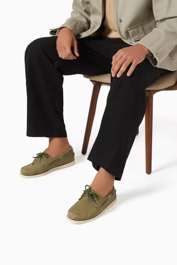 Portland Boat Shoes in Suede