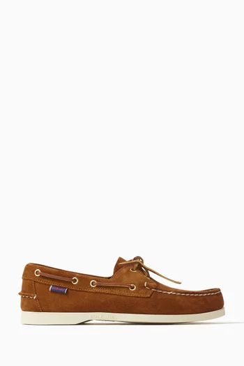 Portland Boat Shoes in Suede
