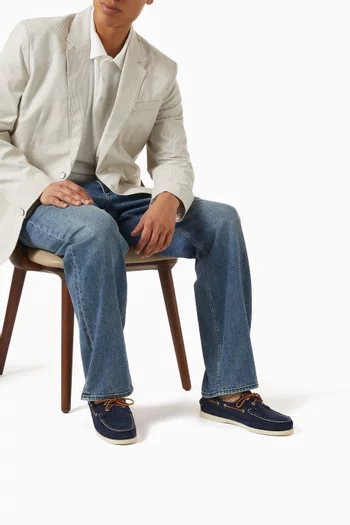 Portland Boat Shoes in Suede