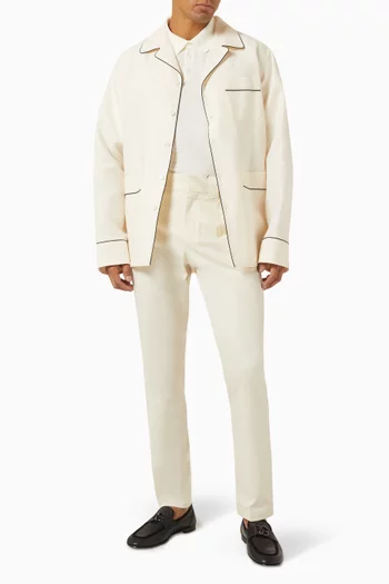 Belted Pyjama-style Shirt
