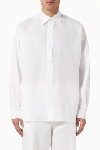 Long-sleeved Shirt in Linen