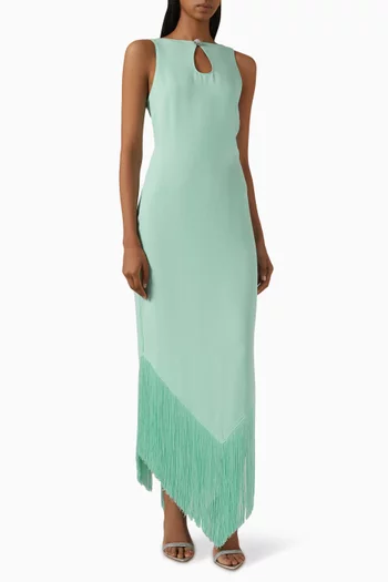 Taormina Fringed Maxi Dress