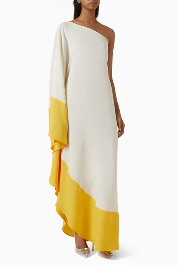 Olympia Maxi Dress in Crepe