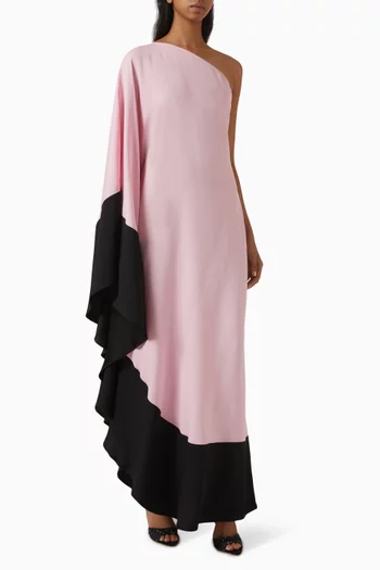 Olympia Maxi Dress in Crepe