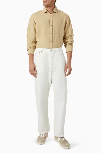 Heritage Straight-leg Jeans in Denim