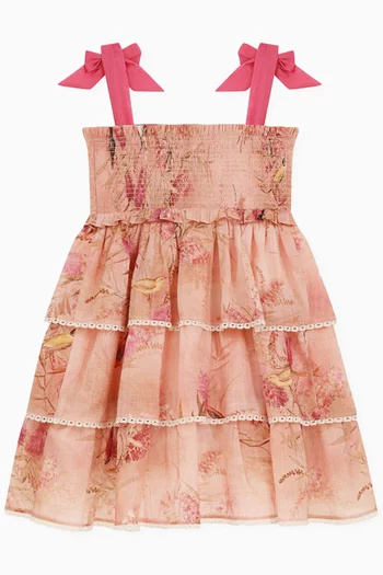 Cascadian Tiered Dress in Cotton