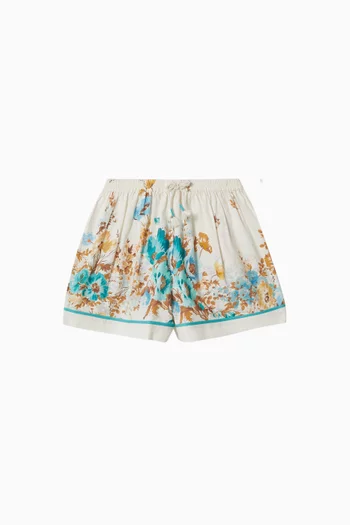 Scarborough Floral Shorts in Cotton
