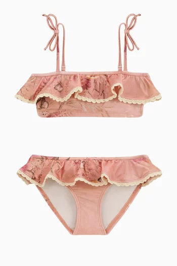 Cascadian Frilled Bikini Set