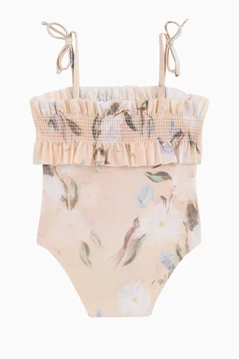 Cascadian Shirred One-piece Swimsuit