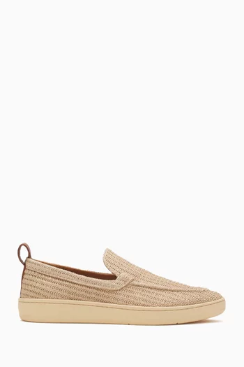 Cruiser Loafers in Raffia
