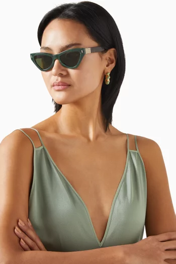 Concerto Cat-eye Sunglasses in Acetate