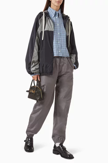 Zip Jacket in Technical Silk