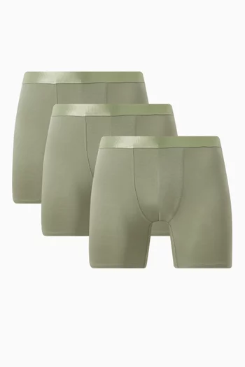 Long Boxer Briefs in Tencel™ Lyocell, Set of 3