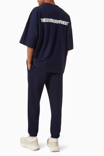 Super Oversized T-shirt in Organic Cotton-blend