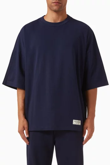 Super Oversized T-shirt in Organic Cotton-blend