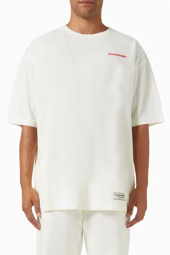 Oversized Surf Wave T-shirt in Cotton