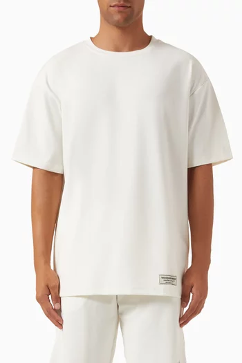 Back-print Oversized T-shirt in Recycled Softskin