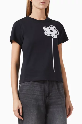 Daisy Slim T-shirt in Cotton