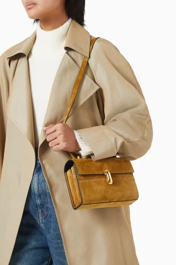 Symmetry 19 Crossbody Bag in Suede