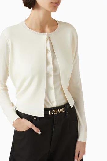 Logo Belt in Smooth Calfskin