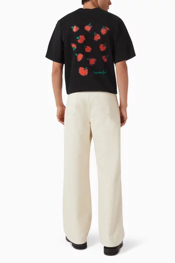 Fruit Acrylic T-shirt in Cotton