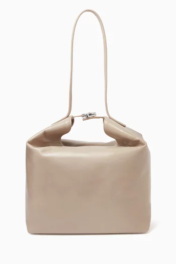 Maxi Bea Shoulder Bag in Creased Leather