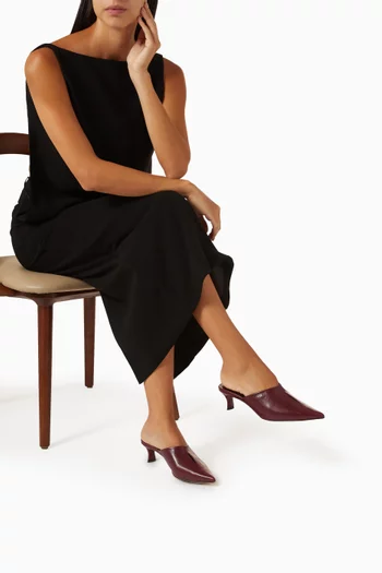 Luciana 60 Mules in Leather