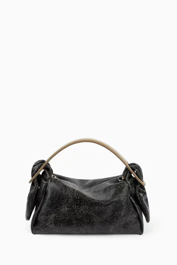 Furoshiki Bag in Distressed Leather