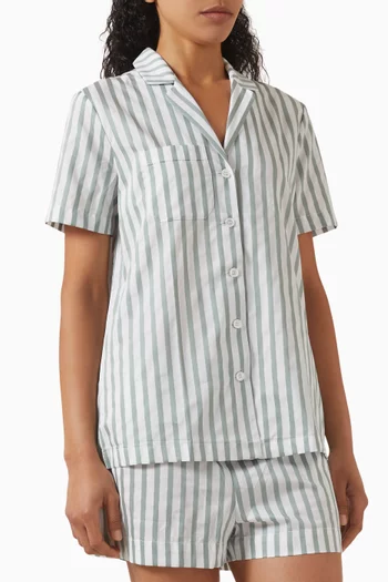 Capri Pyjama Shorts Pants in Cotton