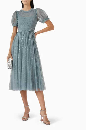 Sequin Giselle Smocked Ballerina Dress in Tulle