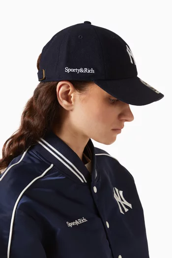 Yankees Serif Hat in Wool