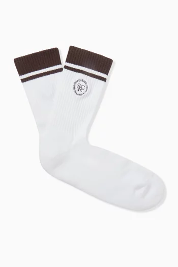 جوارب بشعار SRHWC نسيج قطن