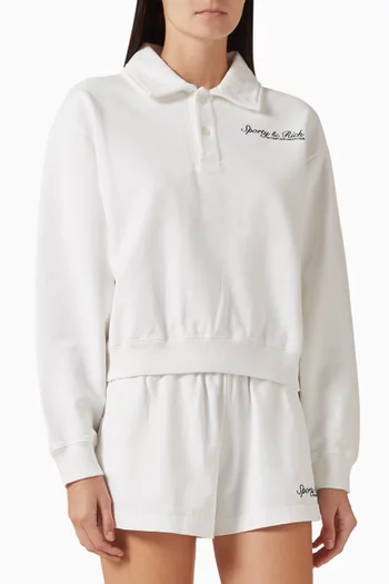 تي شيرت بولو مطرز بشعار Syracuse‏ قطن