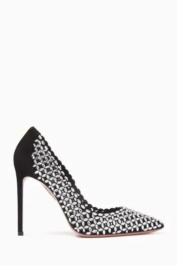Crystal Sea 105 Pumps in Suede