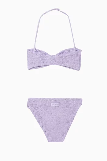 Shimmer Khloe Two-piece Bikini in Crinkle Fabric