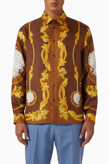 Cameo Shirt in Silk Twill